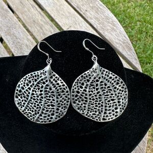 Women’s sterling silver (925)Mexico,eaten leaves